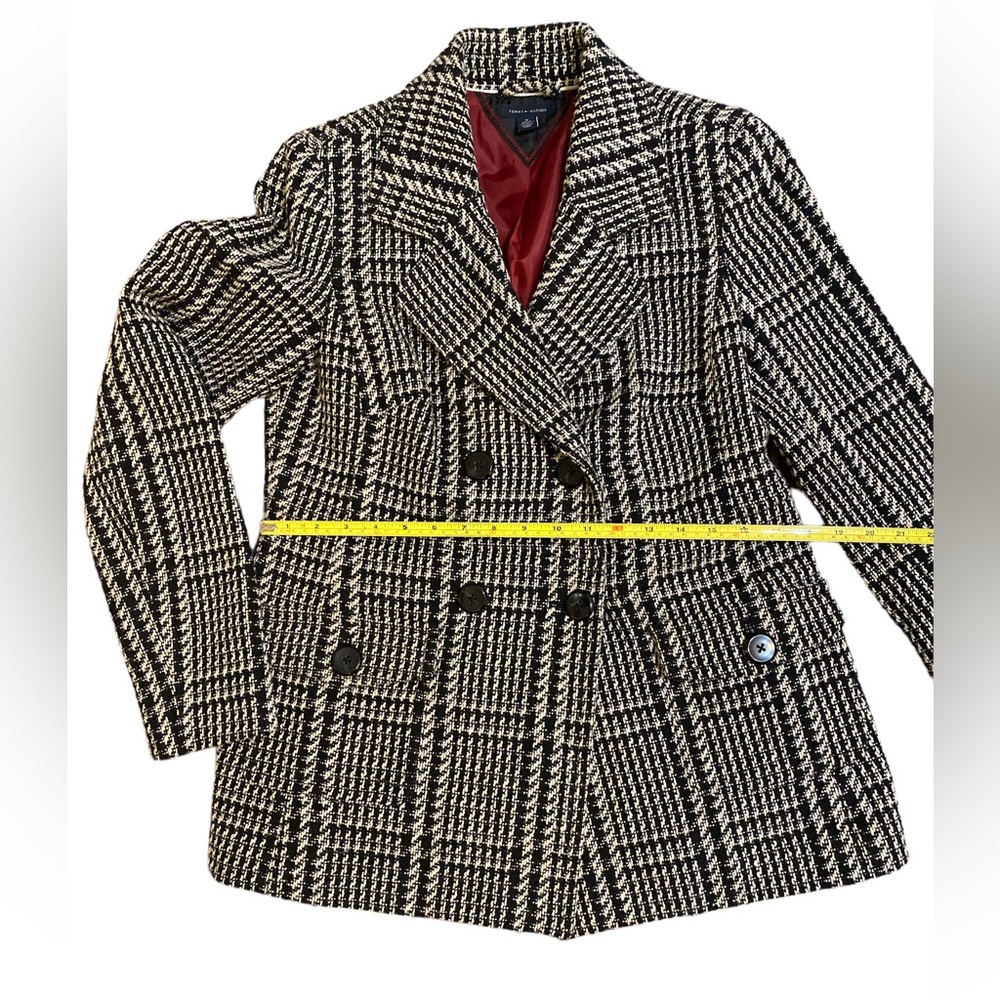 Tommy Hilfiger Black & White Tweed Jacket—Ladies’ Size M - Picture 5 of 8